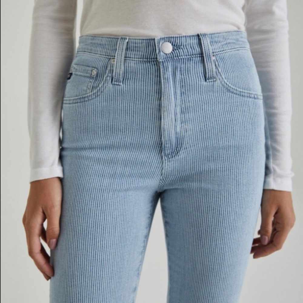 AG Isabelle Side Panel High Rise Jeans